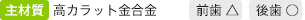 主材質超粒子セラミックス＋樹脂／専用合金